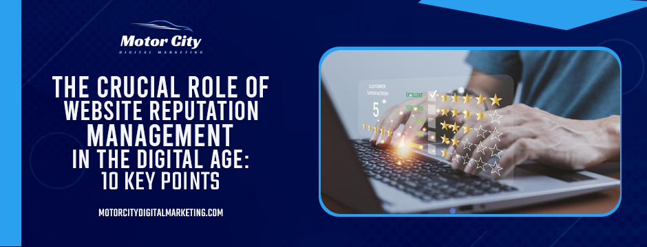 Website reputation management